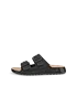 ECCO® Cozmo herre sandal to stropper nubuk - Svart - O