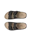 ECCO® Cozmo herre sandal to stropper nubuk - Svart - Top_Left_Pair