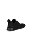 Pánská nubuková kotníčková obuv s mokasínovou špičkou ECCO® Cozmo - Černá - B