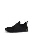 Pánská nubuková kotníčková obuv s mokasínovou špičkou ECCO® Cozmo - Černá - O