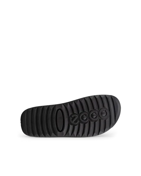 Pánská nubuková kotníčková obuv s mokasínovou špičkou ECCO® Cozmo - Černá - S
