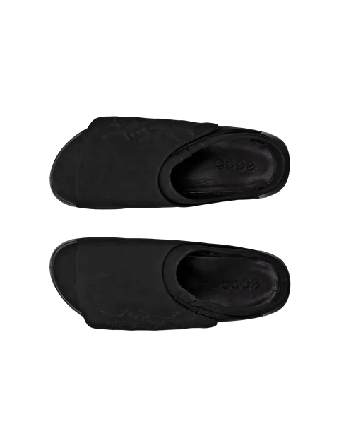 ECCO® Cozmo Herren Mules aus Nubuckleder - Schwarz - Top_Left_Pair