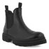 Men's ECCO® Grainer Nubuck Chelsea Boot - Black - Main