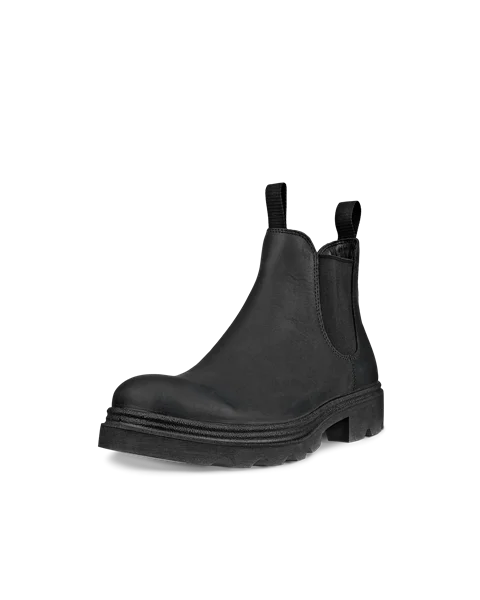 ECCO® Grainer Herren Chelsea Boot aus Nubukleder - Schwarz - M