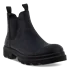 Men's ECCO® Grainer Nubuck Chelsea Boot - Black - Main