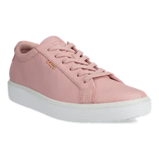 ECCO® Soft 60 sneakers i læder til damer - Pink - Main