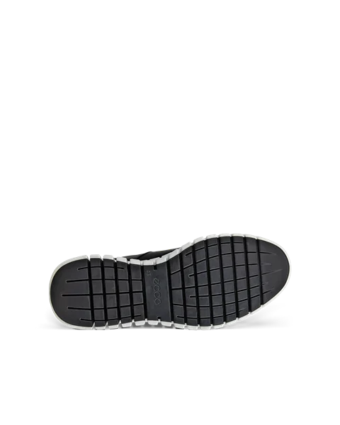 ECCO® Gruuv Skinnsneaker herr - Svart - S