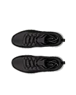 Men's ECCO® Gruuv Leather Trainer - Black - Top_Left_Pair