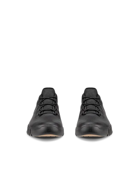 ECCO® Gruuv baskets en cuir Gore-Tex pour homme - Noir - Front_Pair