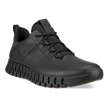 ECCO® Gruuv Gore-Tex sneakers i læder til herrer - Sort - Main