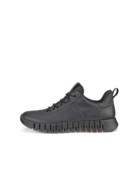 ECCO® Gruuv herre sneakers skinn Gore-Tex - Svart - O