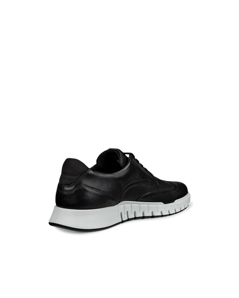 ECCO® Gruuv Studio chaussures en cuir pour homme - Noir - B
