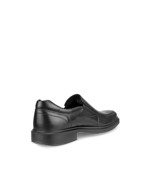 ECCO® Helsinki 2 chaussures habillée sans lacet en cuir pour homme - Noir - B