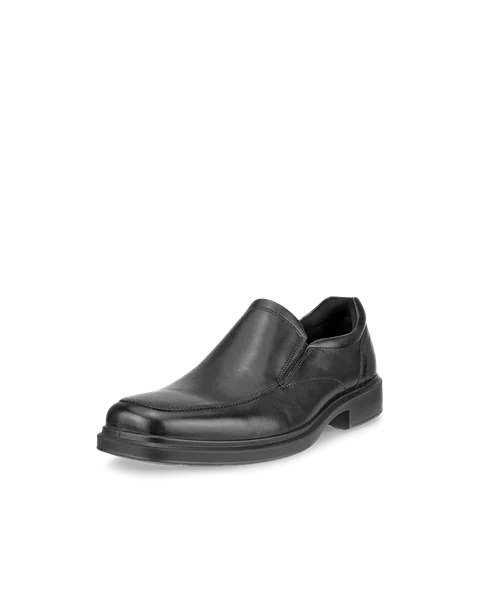 Men's ECCO® Helsinki 2 Leather Slip-On Dress Shoe - Black - M