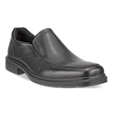 Męskie wsuwane buty ze skóry ECCO® Helsinki 2 - Czarny - Main