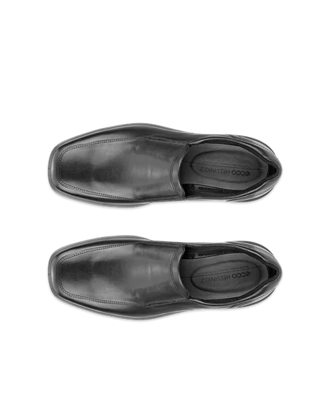 ECCO® Helsinki 2 chaussures habillée sans lacet en cuir pour homme - Noir - Top_Left_Pair
