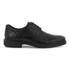 Men's ECCO® Helsinki 2 Leather Derby Shoe - Black - Outside