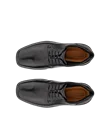 Men's ECCO® Helsinki 2 Leather Derby Shoe - Black - Top_Left_Pair