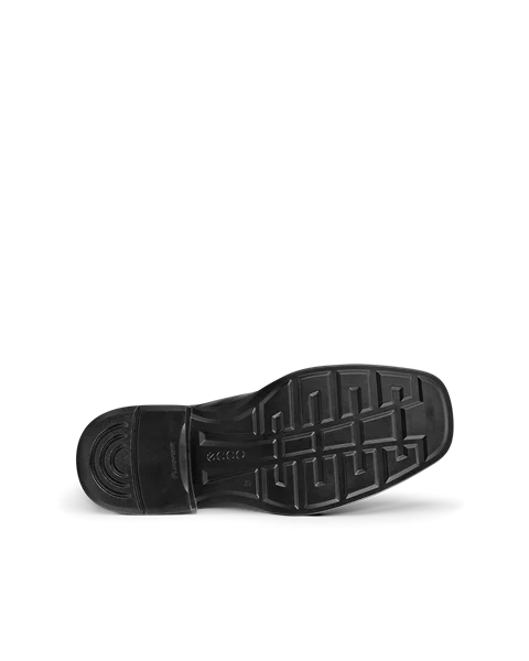 Pánská kožená obuv Derby s kulatou špičkou ECCO® Helsinki 2 - Černá - S