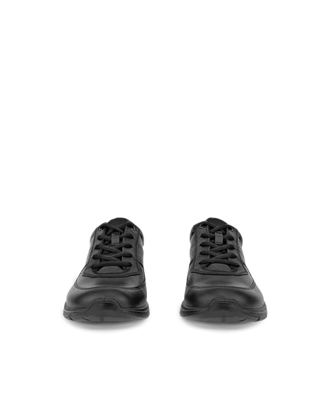 Men's ECCO® Irving Leather Gore-Tex Lace-Up Shoe - Black - Front_Pair
