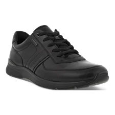 ECCO® Irving férfi fűzős Gore-Tex bőrcipő - FEKETE  - Main