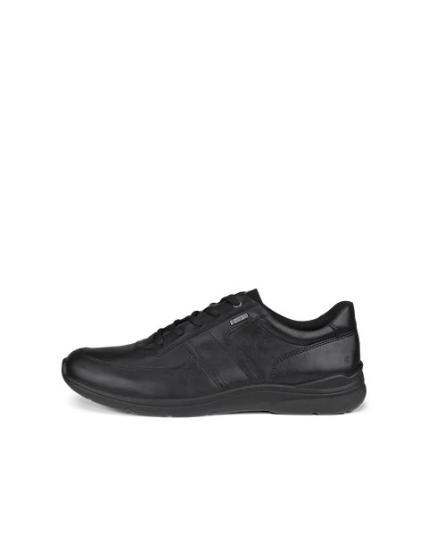 ECCO® Irving Gore-Tex sko med snøre i læder til herrer - Sort - O