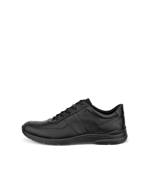 Men's ECCO® Irving Leather Gore-Tex Lace-Up Shoe - Black - O