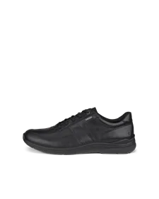 Men's ECCO® Irving Leather Gore-Tex Lace-Up Shoe - Black - O