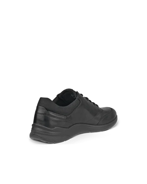 ECCO® Irving chaussures à lacet en cuir pour homme - Noir - B