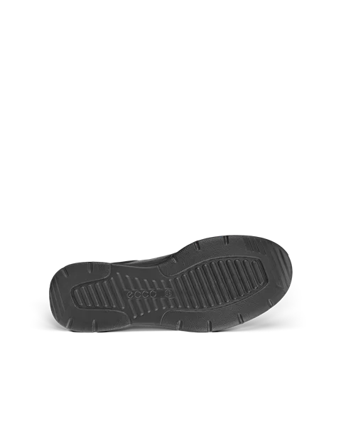 Męskie skórzane buty sznurowane ECCO® Irving - Czarny - S