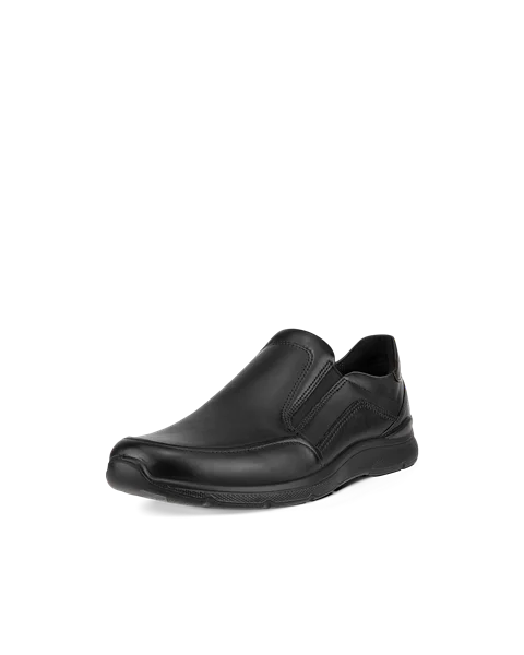 Men's ECCO® Irving Leather Dress Shoe - Black - M