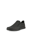 Męskie nubukowe wsuwane buty ECCO® Irving - Czarny - M