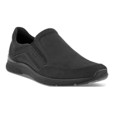 ECCO® Irving slip-on sko i nubuck til herrer - Sort - Main