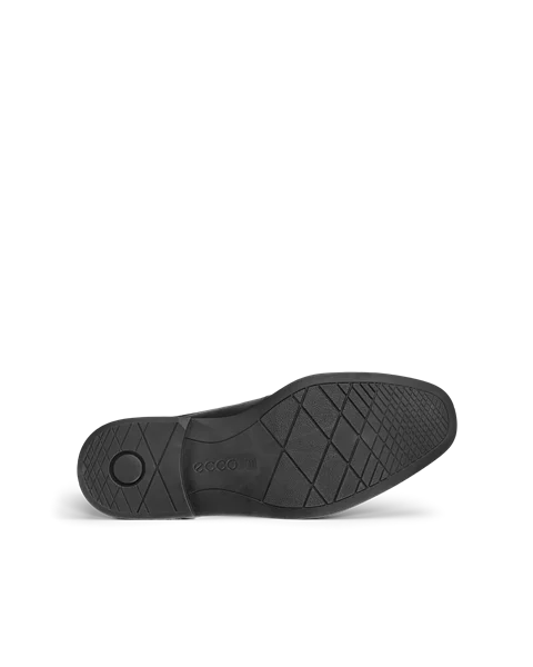 Men's ECCO® Melbourne Leather Derby Shoe - Black - S