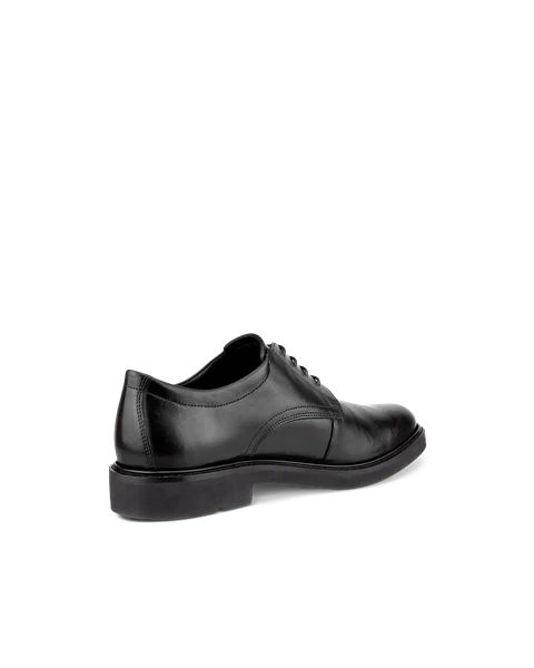 Men's ECCO® Metropole London Leather Derby Shoe - Black - B
