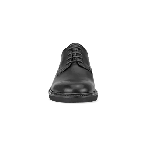 Pánská kožená obuv Derby ECCO® Metropole London - Černá - Front