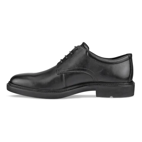 Men's ECCO® Metropole London Leather Derby Shoe - Black - Inside
