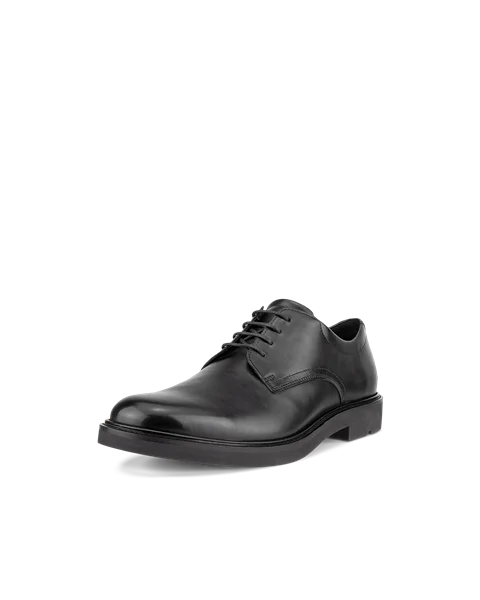 Moški usnjeni čevlji Derby ECCO® Metropole London - črna - M