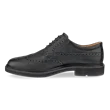 Men's ECCO® Metropole London Leather Brogue Shoe - Black - Inside