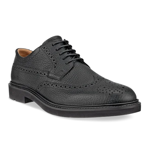 ECCO® Metropole London odiniai „brogue“ stiliaus batai vyrams - Juodas - Main