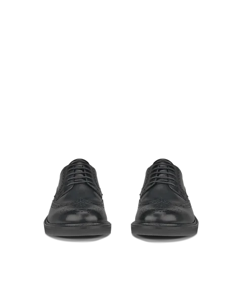 ECCO® Metropole London Herren Budapester aus Leder - Schwarz - Front_Pair