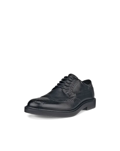 ECCO® Metropole London Heren leren schoen met brogue - Zwart - M