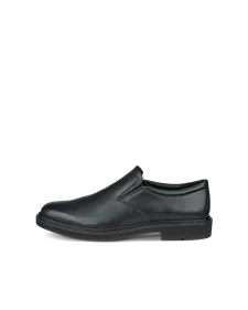 Men's ECCO® Metropole London Leather Slip-On Dress Shoe - Black - O