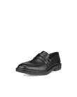 Męskie skórzane buty z ozdobnym szwem ECCO® Metropole London - Czarny - M
