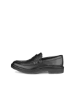 Męskie skórzane buty z ozdobnym szwem ECCO® Metropole London - Czarny - O