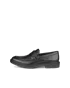 Pánská nubuková kotníčková obuv s mokasínovou špičkou ECCO® Metropole London - Černá - O