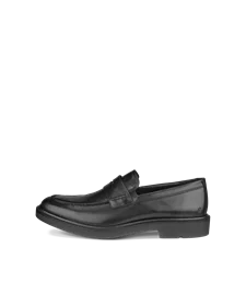 Męskie skórzane buty z ozdobnym szwem ECCO® Metropole London - Czarny - O