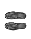 ECCO® Metropole London chaussures bout mocassin en cuir pour homme - Noir - Top_Left_Pair