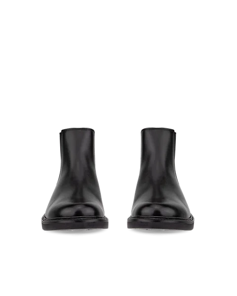 ECCO® Metropole London ādas Chelsea stila zābaki vīriešiem - Melns - Front_Pair