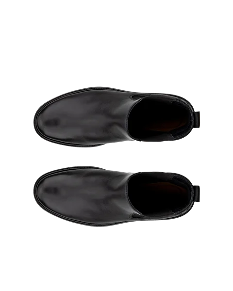 ECCO® Metropole London botte Chelsea en cuir pour homme - Noir - Top_Left_Pair